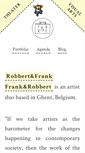 Mobile Screenshot of frankenrobbert.com